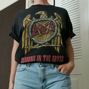 RARE Vintage 1990 Slayer Graphic Tee